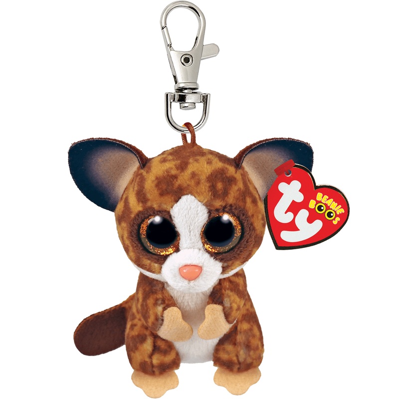 Ty Beanie Boo Clip – Binky Brown Bush Baby